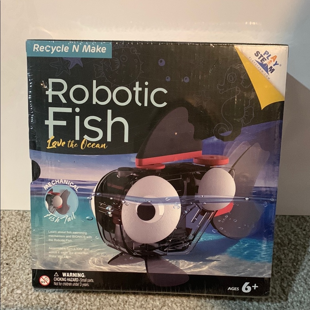 Robotic Fish Mechanical Fish Tail Love Ocean Play Stem (Steam) 2019 Brand New
